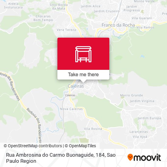 Rua Ambrosina do Carmo Buonaguide, 184 map