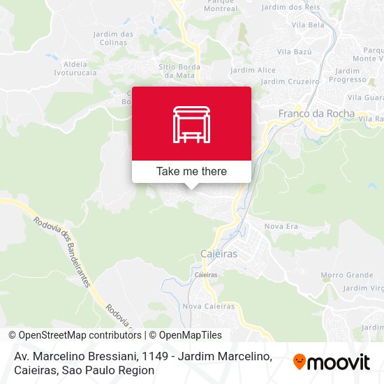 Av. Marcelino Bressiani, 1149 - Jardim Marcelino, Caieiras map
