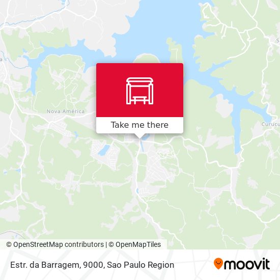 Estr. da Barragem, 9000 map