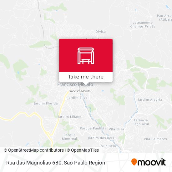 Mapa Rua das Magnólias 680