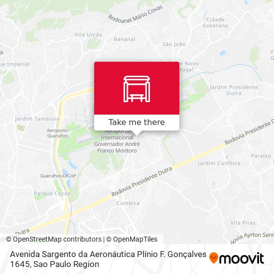 Avenida Sargento da Aeronáutica Plínio F. Gonçalves 1645 map