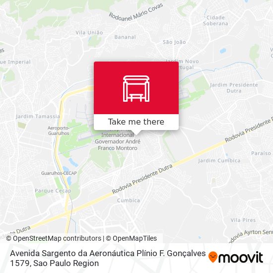 Avenida Sargento da Aeronáutica Plínio F. Gonçalves 1579 map