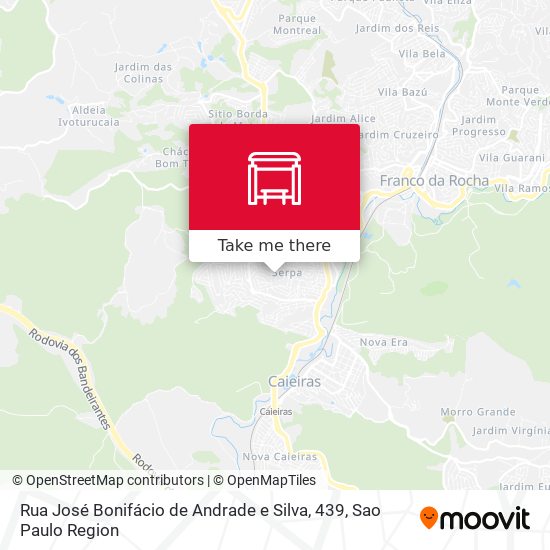 Rua José Bonifácio de Andrade e Silva, 439 map