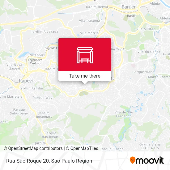 Rua São Roque 20 map