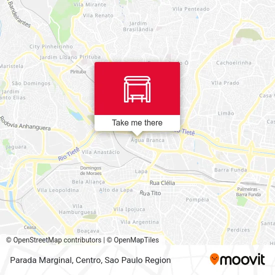 Parada Marginal, Centro map