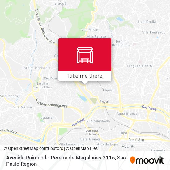 Avenida Raimundo Pereira de Magalhães 3116 map