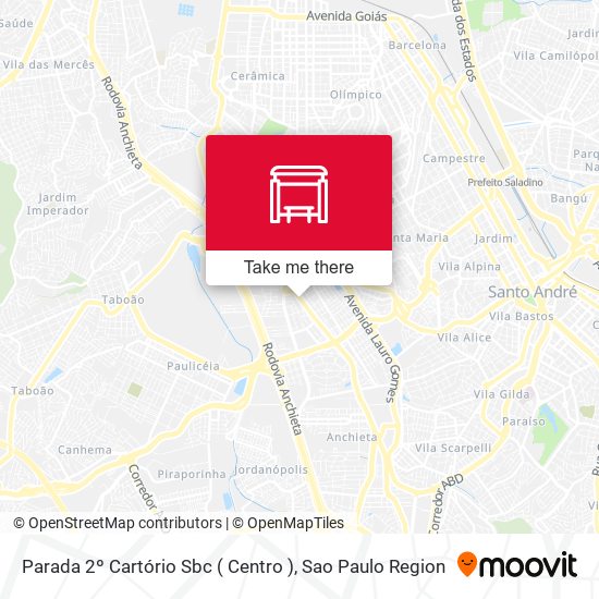Parada 2º Cartório Sbc ( Centro ) map