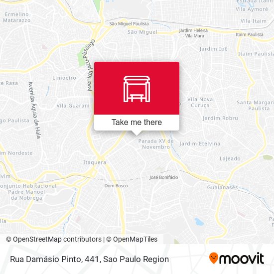 Rua Damásio Pinto, 441 map