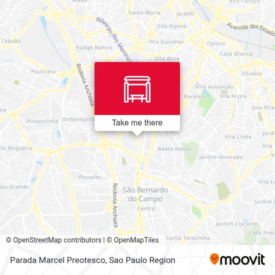 Parada  Marcel Preotesco map