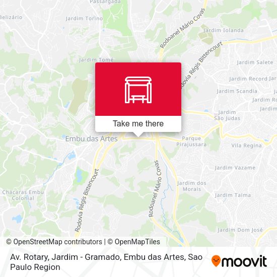 Av. Rotary, Jardim - Gramado, Embu das Artes map