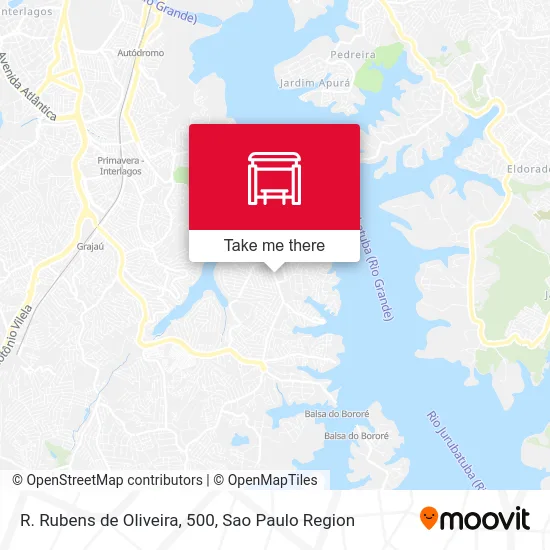 R. Rubens de Oliveira, 500 map