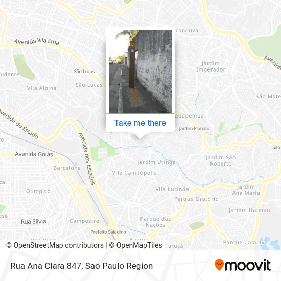Rua Ana Clara 847 map