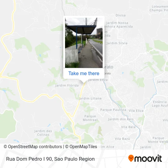 Rua Dom Pedro I 90 map