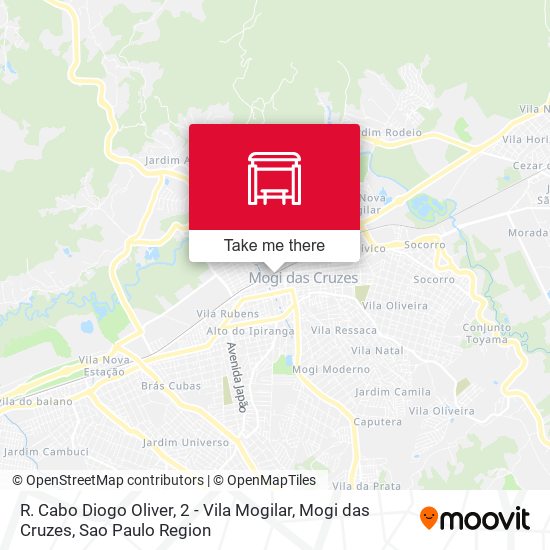 R. Cabo Diogo Oliver, 2 - Vila Mogilar, Mogi das Cruzes map