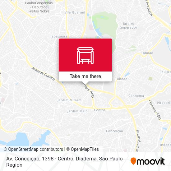 Av. Conceição, 1398 - Centro, Diadema map