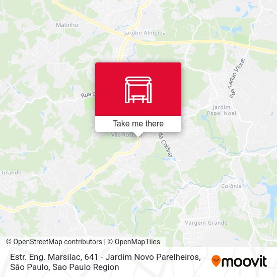 Estr. Eng. Marsilac, 641 - Jardim Novo Parelheiros, São Paulo map