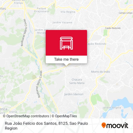 Rua João Felício dos Santos, 8125 map