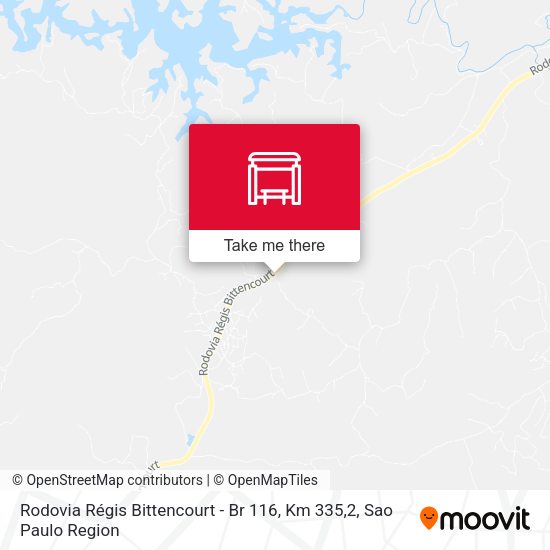 Rodovia Régis Bittencourt - Br 116, Km 335,2 map