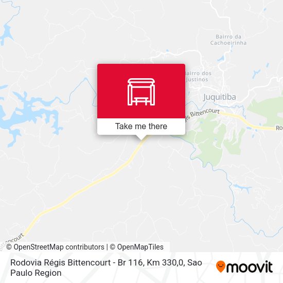 Rodovia Régis Bittencourt - Br 116, Km 330,0 map
