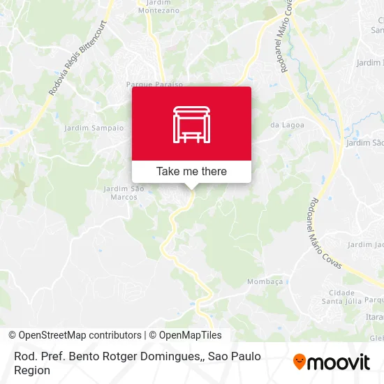 Rod. Pref. Bento Rotger Domingues, map