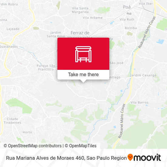Rua Mariana Alves de Moraes 460 map