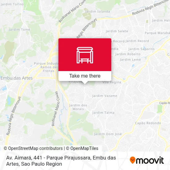 Av. Aimará, 441 - Parque Pirajussara, Embu das Artes map