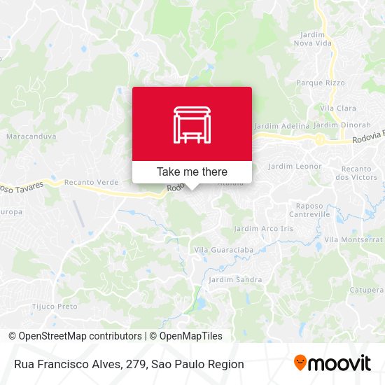 Rua Francisco Alves, 279 map