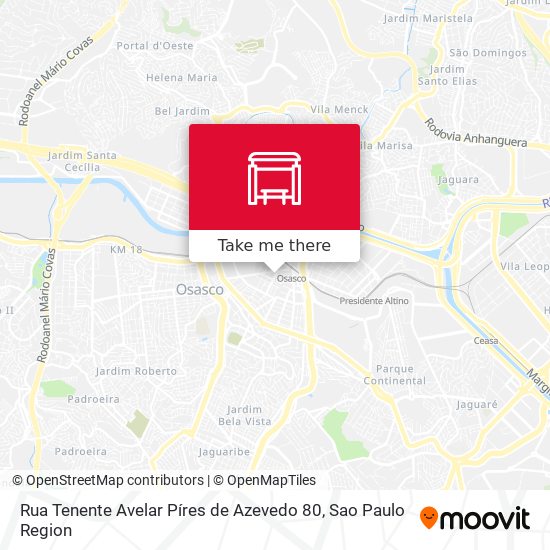 Rua Tenente Avelar Píres de Azevedo 80 map