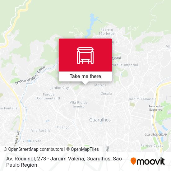 Av. Rouxinol, 273 - Jardim Valeria, Guarulhos map