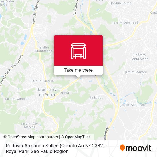Rodovia Armando Salles (Oposto Ao Nº 2382) - Royal Park map