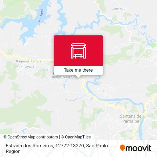 Estrada dos Romeiros, 12772-13270 map