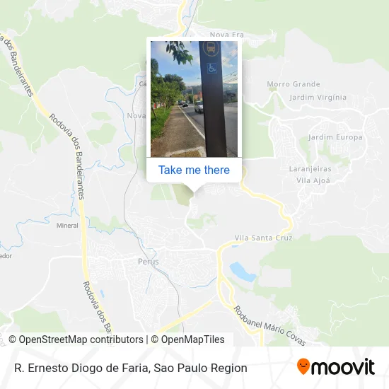 R. Ernesto Diogo de Faria map