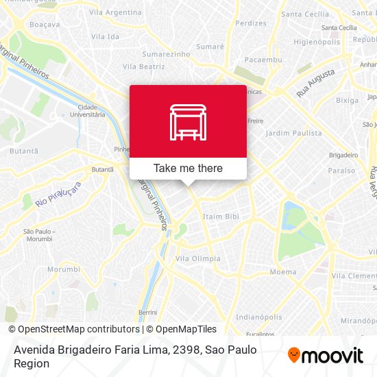 Avenida Brigadeiro Faria Lima, 2398 map