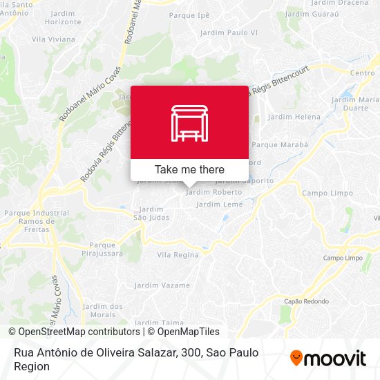 Rua Antônio de Oliveira Salazar, 300 map