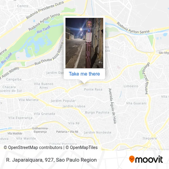 R. Japaraiquara, 927 map