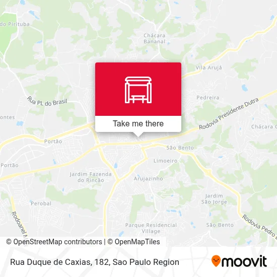 Rua Duque de Caxias, 182 map
