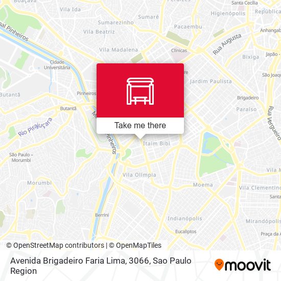 Avenida Brigadeiro Faria Lima, 3066 map