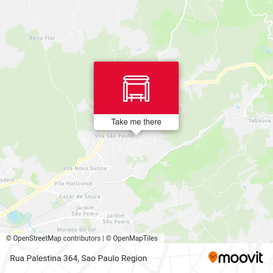 Rua Palestina 364 map
