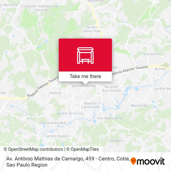 Av. Antônio Mathias de Camargo, 459 - Centro, Cotia map