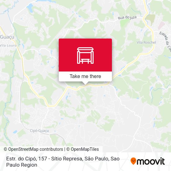 Estr. do Cipó, 157 - Sítio Represa, São Paulo map