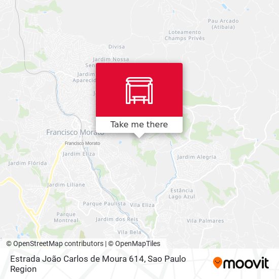 Estrada João Carlos de Moura 614 map