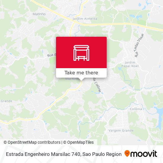 Estrada Engenheiro Marsilac 740 map