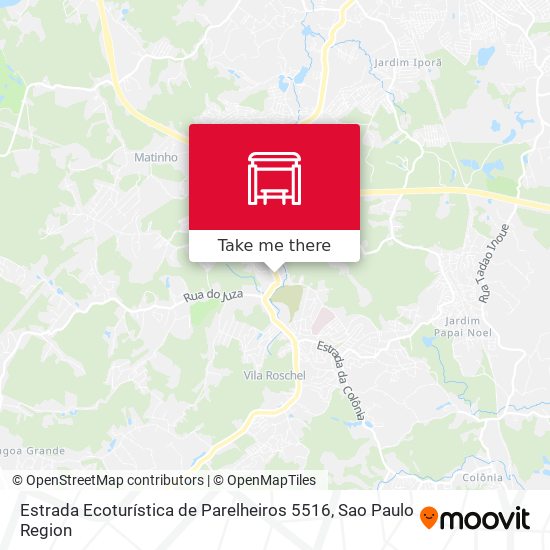 Estrada Ecoturística de Parelheiros 5516 map
