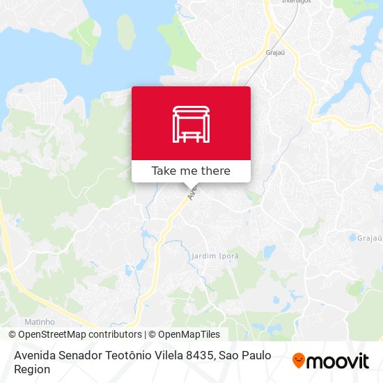 Mapa Avenida Senador Teotônio Vilela 8435