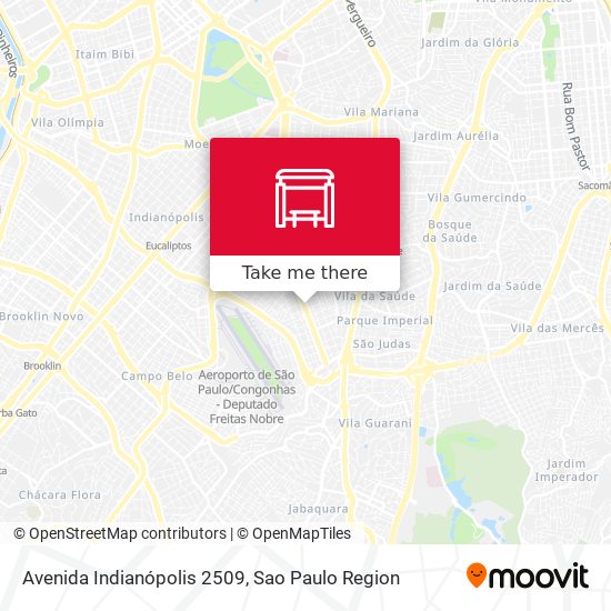 Avenida Indianópolis 2509 map