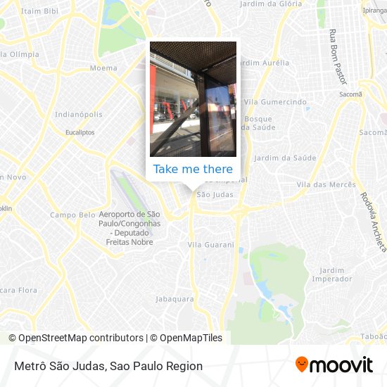 Mapa Metrô São Judas