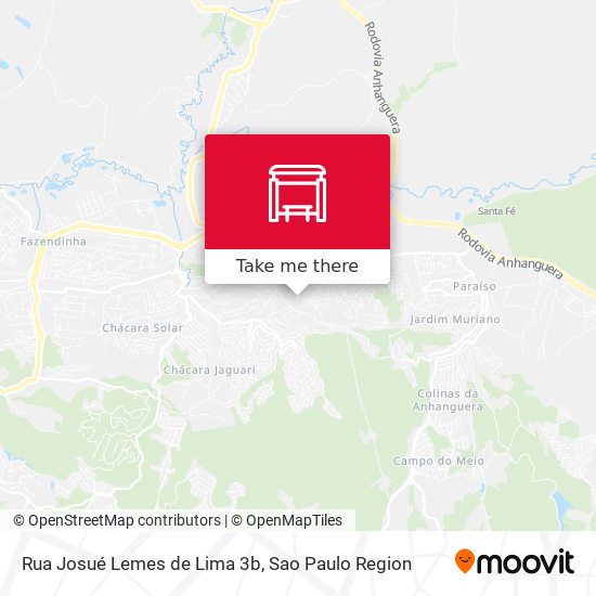 Mapa Rua Josué Lemes de Lima 3b