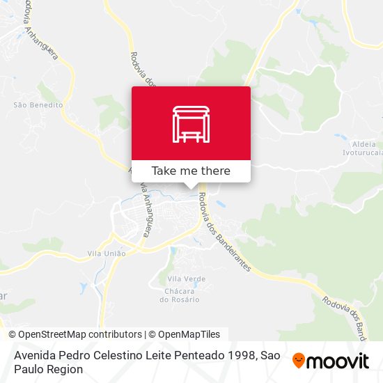 Avenida Pedro Celestino Leite Penteado 1998 map