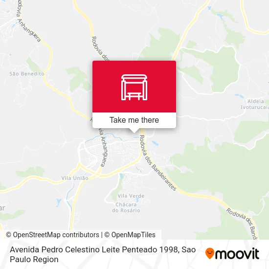 Avenida Pedro Celestino Leite Penteado 1998 map