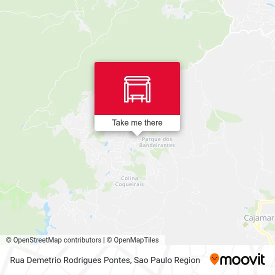 Rua Demetrio Rodrigues Pontes map